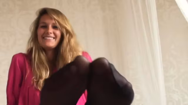Foot and nylon fetish