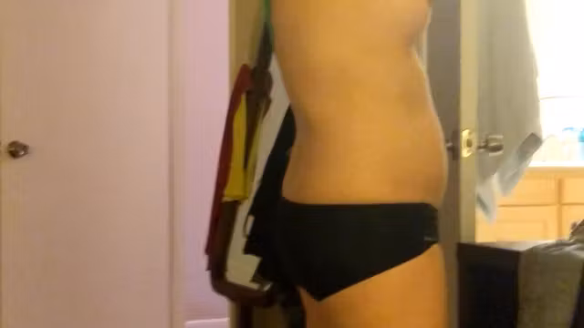 Asian Slutwife changing in the bedroom