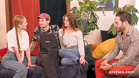 Husband Swap Of 3 - Two Hot Married Babes Share Their Husbands With Each Other