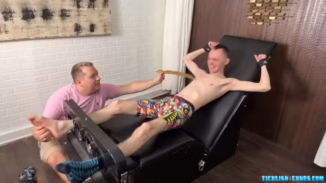 TicklishChub: Spiritmonkey wants bear DILF Matt to test the tickle chair on him