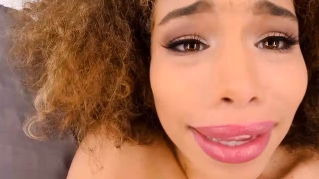 VR BANGERS Sexy black doctor spreads her legs