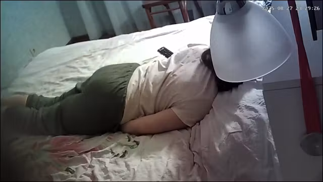 woman having fan and caught