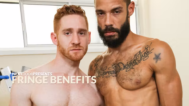 Dylan Henri & Leander in Fringe Benefits XXX Video - NextdoorEbony