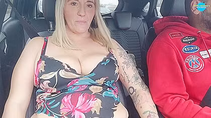 Dirty Husband Gets Me Stripping In The Car And Fingers Me