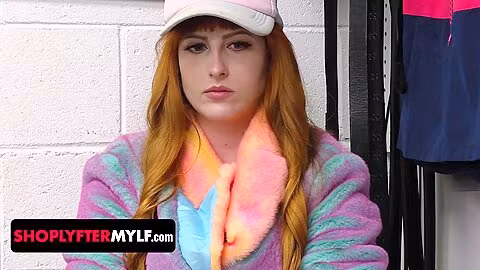 Big Titted Redhead Milf Alex Harper Gets Pounded In The Backroom By Kinky Guard