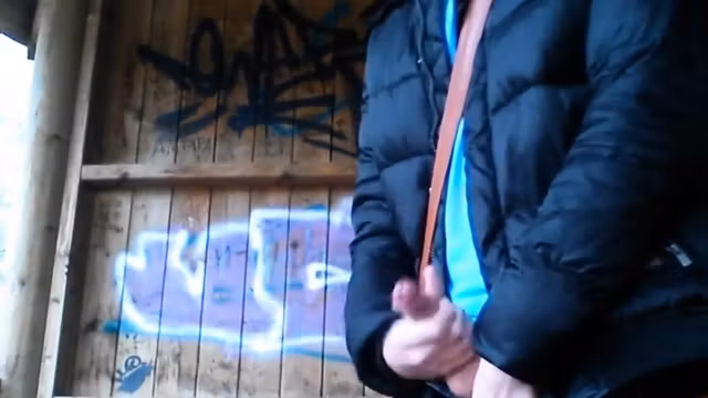German Stud Public Park Jerk And Cum
