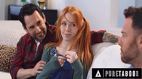 Creepy Social Worker Dominates Preggy Teen 18+ Madi Collins With Her Stepdad - + 2