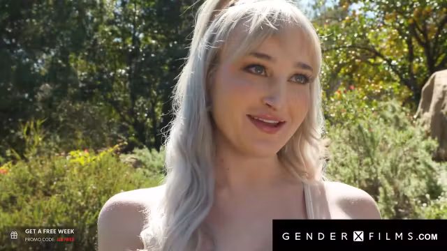 Busty Trans Blondie Gf Smashed By Bearded Hunk Bf Outdoors - Haven Rose