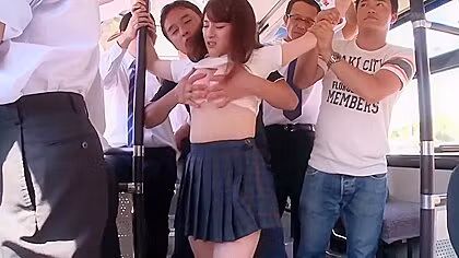 Beautiful Asian teen 18+ Fucked On The Bus