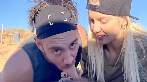 Getting Caught Having A Threesome On The Side Of The Road 22 Min