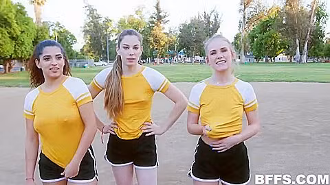 Gabriela Lopez, Natalie Knight And Bobbi Dylan In Track And Feel
