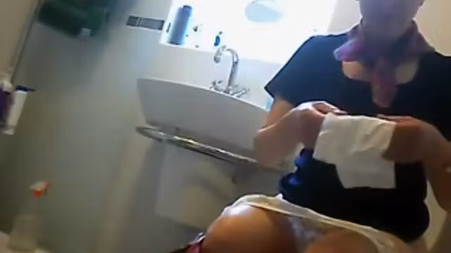 My wife's guests spied in our toilet