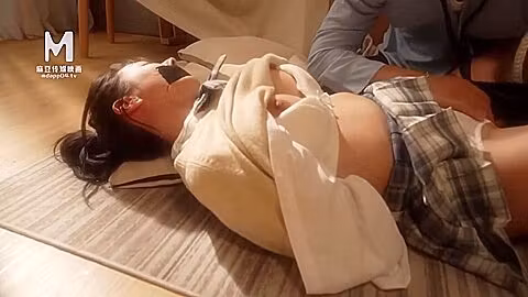 Body Guard Got Caught Asian teen 18+ Masturbating And Fuck Her Tight Pussy - Teaser Video