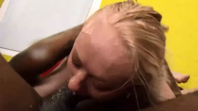 Dominant black man uses white woman hole