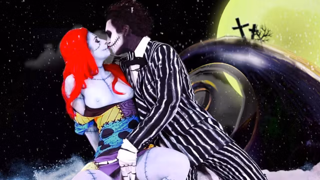 Sexy Joanna Angel in A nightmare before Christmas XXX parody