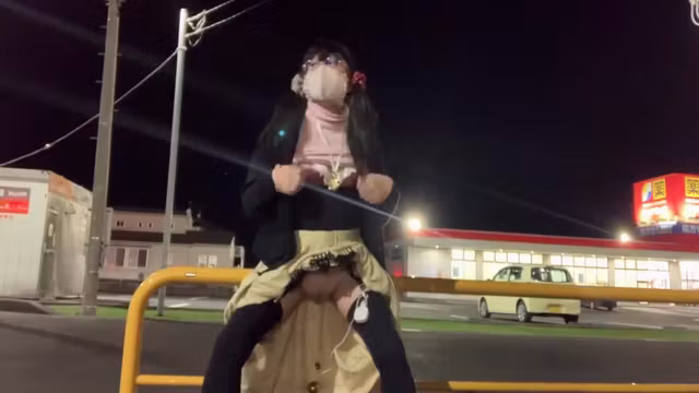 Self-training No. 41: Tackle Pussy Exposure In Progress At Shopping Mall Parking Lot
