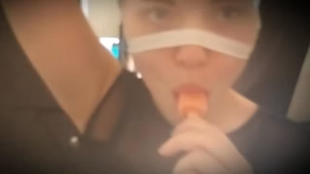 My srip tease dance with mask & cute buttplug tail