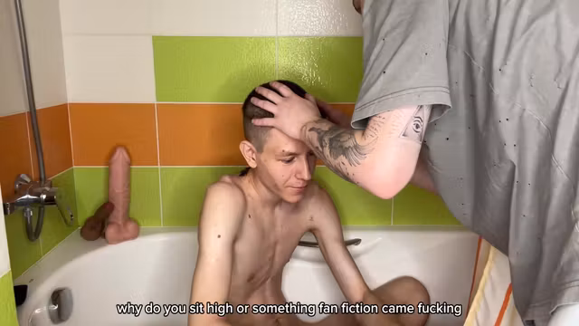 Alex Cuts Naked Evgenys Hair In The Bathtub!