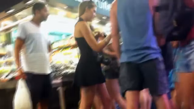 Chasing the girl like it's a movie scene