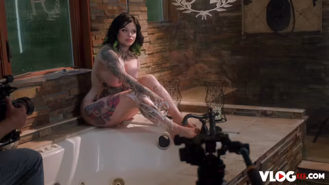 Tattooed Xwife Karen Cant Get Enough With Her Big Dicked Ex Husband