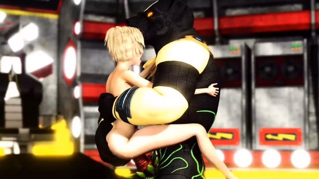 A hot super blonde gets fucked by Anubis on the exoplanet