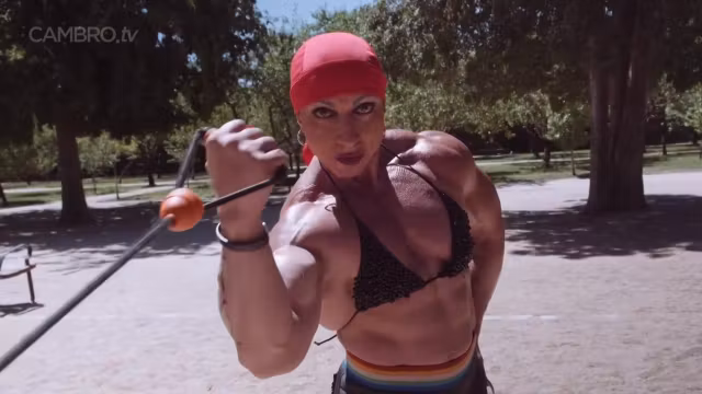 Mrs Sanchez Outrageous Muscular Exhibitionist