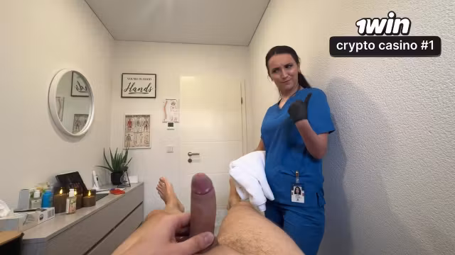 He Gets Caught Jerking During Massage