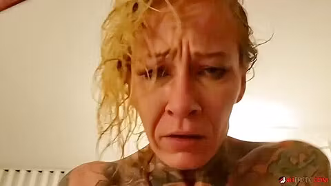 Inked-up, Rough-looking Bitch Amanda Doll Gets Fucked In Pov