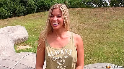 Breaking The Blondes Tight Ass
