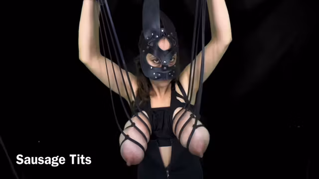 Huge Cable Tied Tits