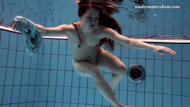 Salaka Ribkina beautiful body in the swimming pool