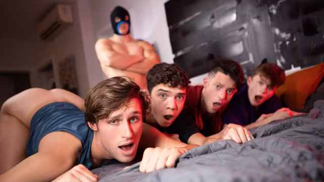 Twink Fucker - Uncut Scene Poster on men with Jake Preston, Sam Ledger, Shae Reynolds, Niko Vaz, Zane