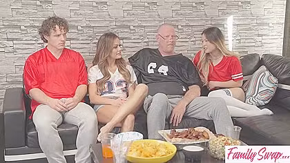 Lulu Chu & Aila Donovan Spark An Orgasmic Orgy Super Bowl Fuck