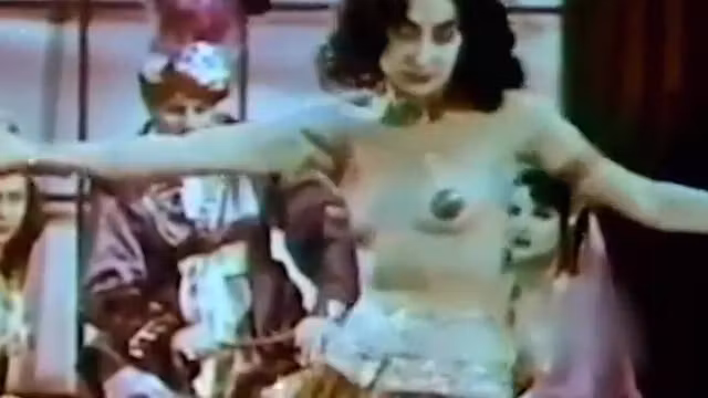EXOTIC SLAVE GIRL DANCE - vintage harem striptease