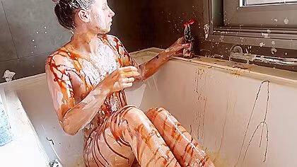 Hayleex - Dirty Mess Food Play (yoghurt Ch
