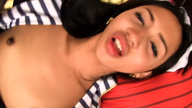 Ladyboy Natty Get Ass Filled With A Buttplug And Fucked
