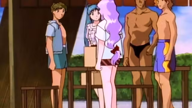 Young man makes love with surfer girl