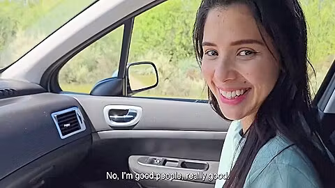 Her Neighbor In Public Inside The Car Hardcore Footjob Deep Blowjob
