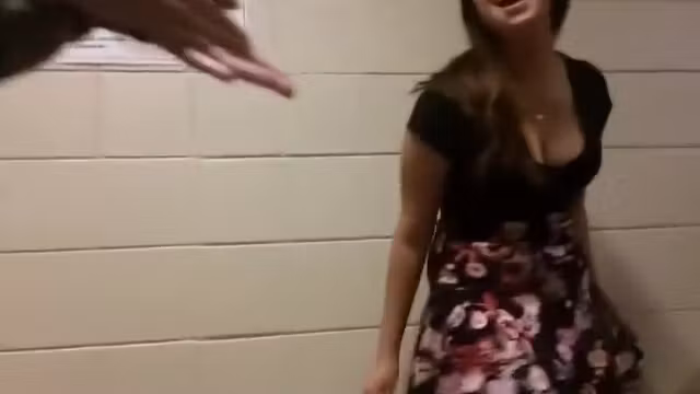 Stupid friend accidentally shows her ass