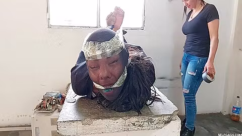 teen 18+ Scammer Fucked Up By Insane Bondage Milf