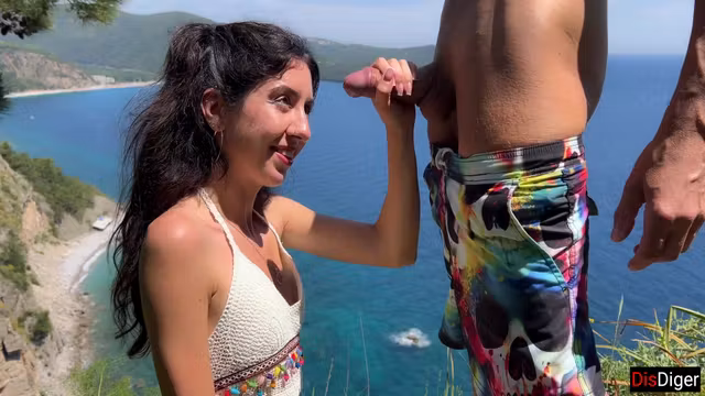 Public Dick Flashing - Girl Help Me To Cum In Mountains