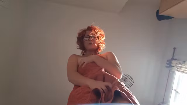 Giantess Pixie Nixx Catches a Tiny you Spying, after her Shower!