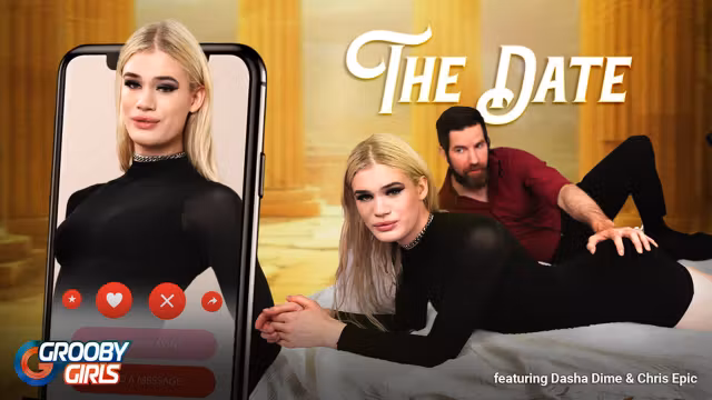 GROOBYGIRLS - The Date With Gorgeous Blonde Dasha Dime