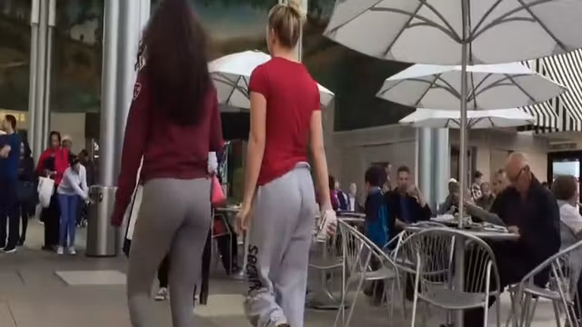 Stalking girls while they're shopping