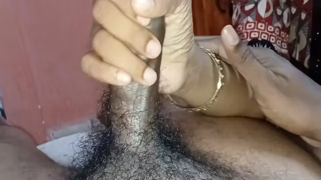 Hot Stepsister Help With Handjob While Masturbate