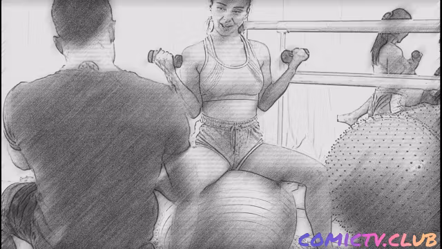 Oliver & Willy at the Gym