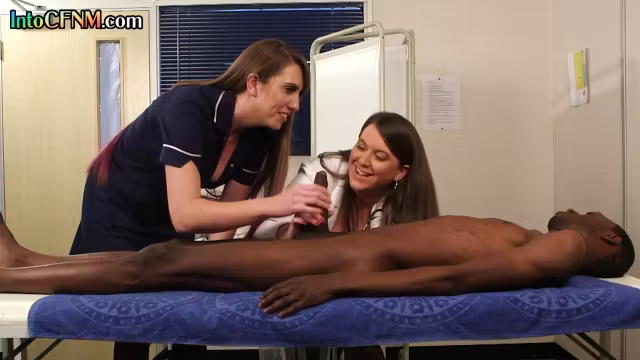 Cfnm British Amateur Sex Nurses Sucks Black Dick In