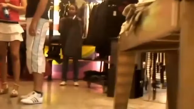 Young firm butt cheeks under a skirt