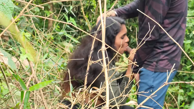 Malayali Couple Hot Outdoor Sex In Forest , Wild Forest Outdoor Sex Of Malayali Couple