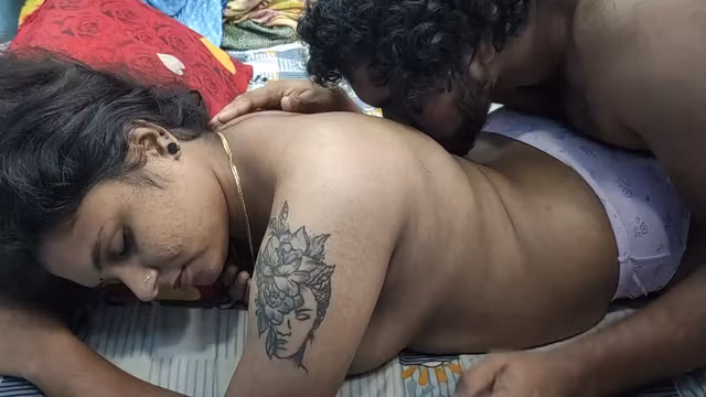 Nighty Removal And Hot Romance With Boobs Press